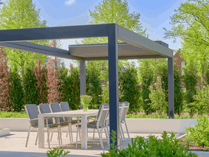 Pinela Deluxe: Aluminium Louvered Roof Canopy - Falcon Canopies