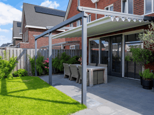 Verdeca: Folding roof with aluminium frame Canopy - Falcon Canopies