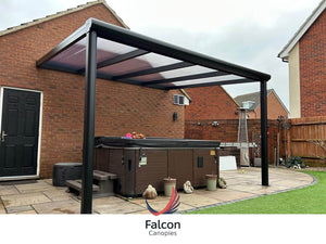Perfect Hot Tub Retreat with a Bespoke 4m x 2.5m Canopy - Falcon Canopies