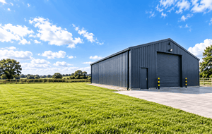 Cold rolled steel building supplied and installed in the UK