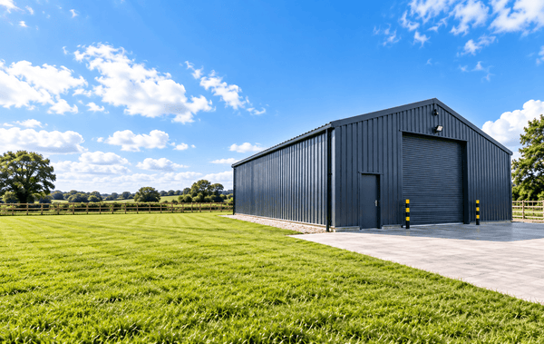 Cold rolled steel building supplied and installed in the UK